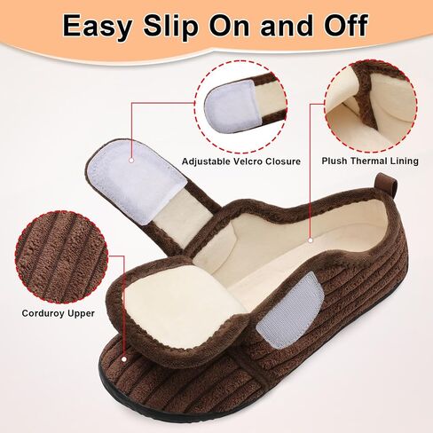 L-RUN Barefoot Womens Men Slippers Soft House Slippers for Women Indoor and Outdoor Slippers Adjustable Mens Home Shoes Lightweight Bedroom Slippers in Saudi Arabia