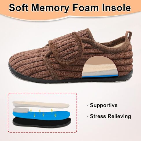 L-RUN Barefoot Womens Men Slippers Soft House Slippers for Women Indoor and Outdoor Slippers Adjustable Mens Home Shoes Lightweight Bedroom Slippers in Saudi Arabia