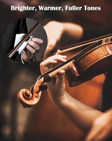 Litave String Rosin for Violin, Viola and Cello - Versatile, Low Dust, Easy to Use (Silver) in Saudi Arabia