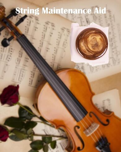 Litave String Rosin for Violin, Viola and Cello - Versatile, Low Dust, Easy to Use (Silver) in Saudi Arabia