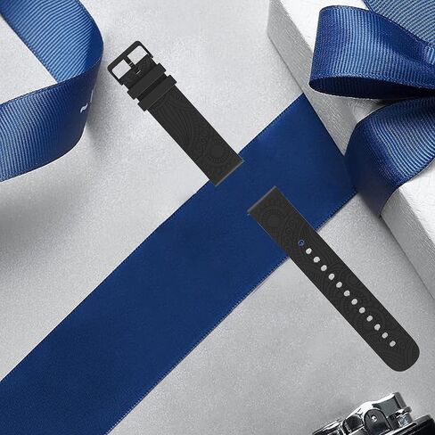 Vivomove Trend Bands, Lamshaw 20mm Soft Silicone Boho Engraved Fall Floral Sport Silicone Fancy Designer Flower Strap Replacement Straps Garmin Venu Sq 2/Venu Sq/Venu/Venu 2 Plus/Approach S12/Approach S40/Approach S42/D2 Air/Forerunner 245/Forerunner 55/F in Saudi Arabia