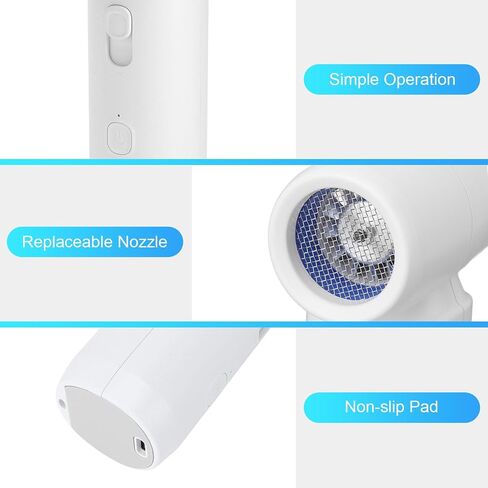 Electric Air Duster, 80000RPM Stepless Speed Adjustable Jet Dry Blower Portable Handheld Turbo Mini Fan for Car Home Office Travel (Ejoyous6stunmae54-11) in Saudi Arabia
