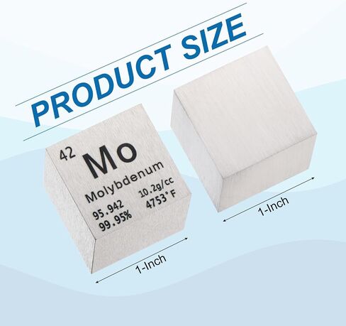 PATIKIL Tungsten Cube Metal Element High Density Block Pure Periodic Magnesium Block for Element Collections Teacher Lab Scientific Experiment, Carbon, 1 Inch in Kuwait