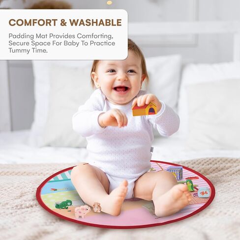 Childlike Behavior Baby Activity Mat - Baby Floor Mat - Play Mat for Babies - Lightweight Baby Playmat - Safe & Realistic Animal Figures Ground Mat - Activity Mat Non-Woven Fabric in Saudi Arabia