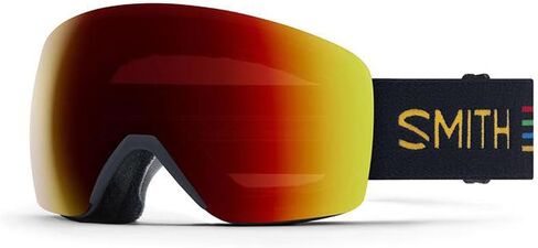 SMITH Unisex Adult Skyline Snow Sport Goggle - Slate Frame | ChromaPop Everyday Red Mirror Lens in Saudi Arabia