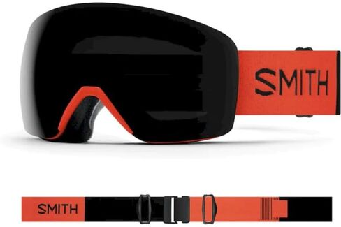 SMITH Unisex Adult Skyline Snow Sport Goggle - Slate Frame | ChromaPop Everyday Red Mirror Lens in Saudi Arabia