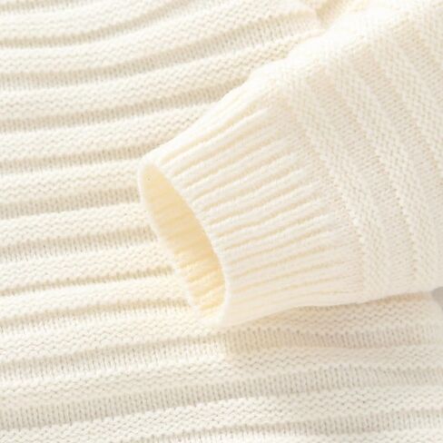 Newborn Baby Girl Boy Knitted Romper Sweater Long Sleeve Knit Oversized Bodysuits Sweatshirt Fall Winter Clothes in Saudi Arabia