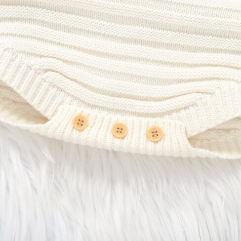 Newborn Baby Girl Boy Knitted Romper Sweater Long Sleeve Knit Oversized Bodysuits Sweatshirt Fall Winter Clothes in Saudi Arabia