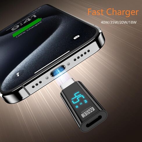 محول شحن iPhone USB-C، موصل USB C معتمد من MFi ذكر إلى موصل Lightning أنثى من النوع C إلى 8 Pin PD محول شحن سريع ومزامنة البيانات لهاتف iPhone 16 16 Pro Max 16 Plus iPad Galaxy Pixel in Kuwait