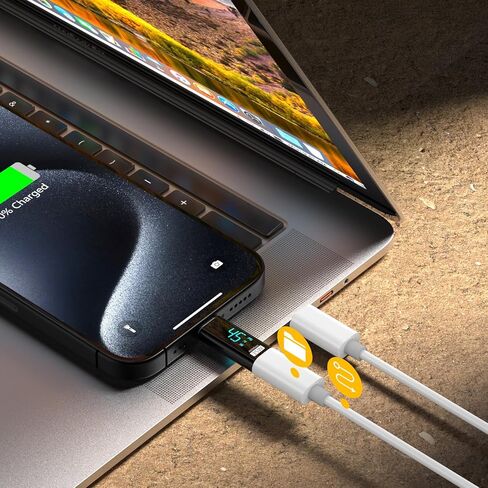 محول شحن iPhone USB-C، موصل USB C معتمد من MFi ذكر إلى موصل Lightning أنثى من النوع C إلى 8 Pin PD محول شحن سريع ومزامنة البيانات لهاتف iPhone 16 16 Pro Max 16 Plus iPad Galaxy Pixel in Kuwait