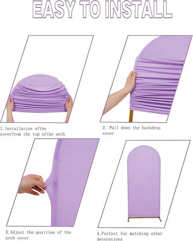 Peomeise 7.2FT غطاء قوس الزفاف، حكيم الأخضر قوس خلفية غطاء بسط دنة خلفية حامل يغطي لعيد ميلاد حفل مأدبة الديكور in Kuwait