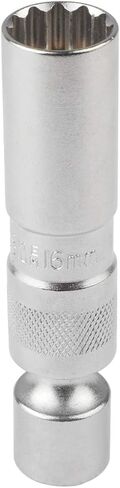 BELEY 14mm / 16mm 3/8 inch Magnetic Swivel Drive 12 Point Spark Plug Wobble Socket Compatible with BMW in Saudi Arabia