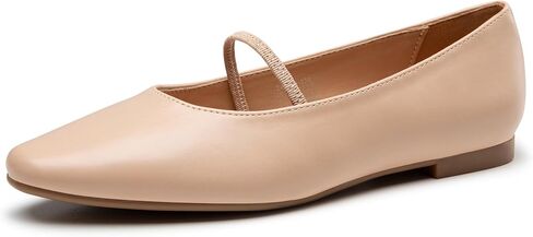 Trary Flats for Women, Mary Jane Shoes for Women, Ballet Flats for Women, Women's Flats, Closed Toe Flats Shoes Women, Elastic Straps Flats Shoes for Women in Kuwait