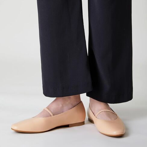Trary Flats for Women, Mary Jane Shoes for Women, Ballet Flats for Women, Women's Flats, Closed Toe Flats Shoes Women, Elastic Straps Flats Shoes for Women in Kuwait