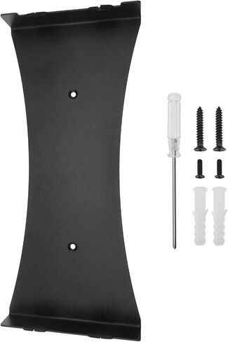 eMagTech Console Stand Wall Mount Bracket Compatible with Xbox One X Console with 4 Screws and 2 Expansion Tubes Metal Consol Vertical Stand Kit, Black in Saudi Arabia