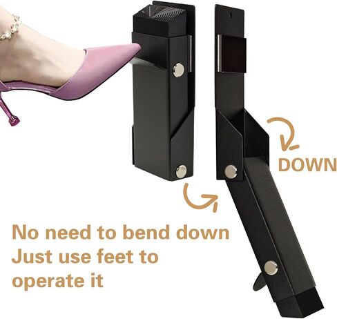 Door Stoppers, Kick Down Door Stop, Door Stopper for Bottom of Door, Suitable for Doors with a Gap Up to 3.5 Inches, Door Holder to Keep Door Open in Saudi Arabia