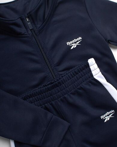 Reebok Baby Boys' Jogger Set - 2 Piece Full Zip Tricot Playwear Tracksuit (Size: 12M-7) in Saudi Arabia