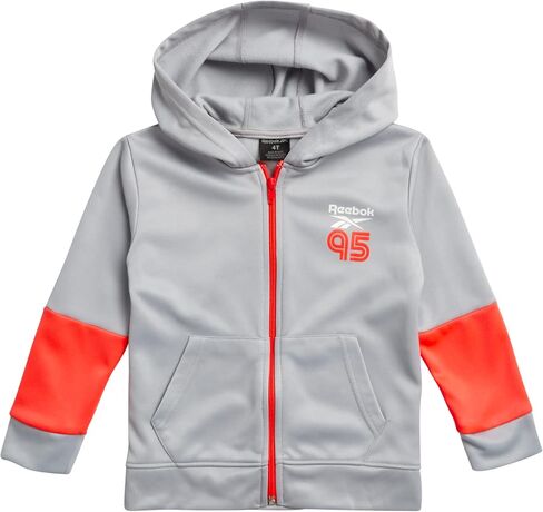 Reebok Baby Boys' Jogger Set - 2 Piece Full Zip Tricot Playwear Tracksuit (Size: 12M-7) in Saudi Arabia