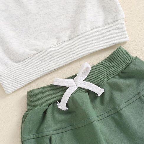 Toddler Baby Boy Halloween Outfit Pumpkin Long Sleeve Sweatshirt Elastic Waist Pants Infant Fall Baby Clothes in Saudi Arabia