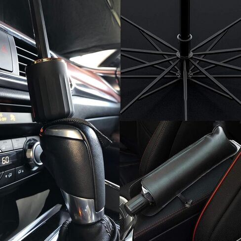 egghat Car Windshield Sun Shade Umbrella-Foldable Umbrella Car Shade Front Windshield Cover Block UV Ray and Keep Vehicle Cool in Saudi Arabia