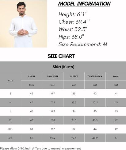 SKAVIJ Men Cotton Casual Solid Long Kurta (XX-Large, Turquoise) in Kuwait