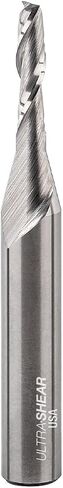 Solid Carbide Router Bits, 1/8" CD, 1/4" SH, 1/2" CL, Down Cut, USA Made Spiral Bit for CNC, Hand & Table Routers (1 Pack) in Saudi Arabia