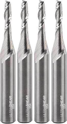 Solid Carbide Router Bits, 1/8" CD, 1/4" SH, 1/2" CL, Down Cut, USA Made Spiral Bit for CNC, Hand & Table Routers (1 Pack) in Saudi Arabia
