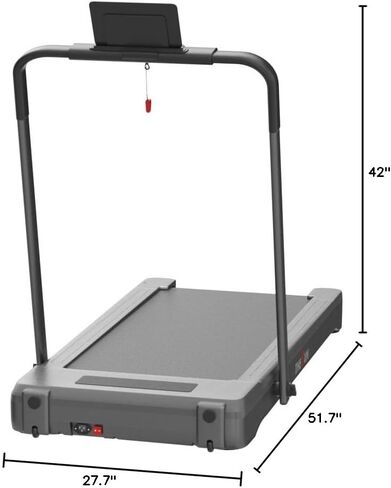 جهاز مشي THERUN تحت المكتب، قابل للطي 2 في 1، سعة 265 رطل، 3.0 حصان، 18.13 بوصة، حزام سير عريض مع تحكم في التطبيق، جهاز تحكم عن بعد للمنزل والمكتب in Kuwait