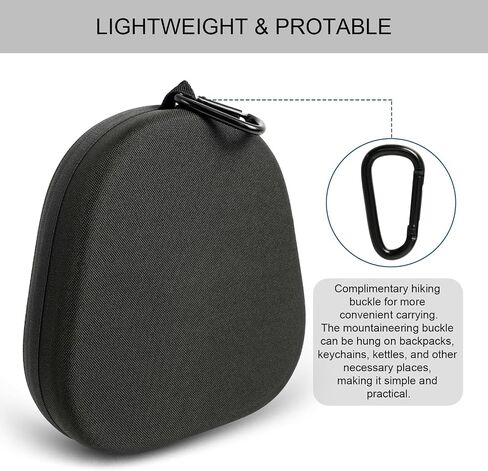 حافظة صلبة لسماعات الرأس لسماعات الرأس Skullcandy Crusher Evo، Crusher ANC 2، Hesh Evo، Hesh 3 اللاسلكية، حقيبة غطاء لحمل السفر، حقيبة حماية للتخزين مع كابل in Saudi Arabia