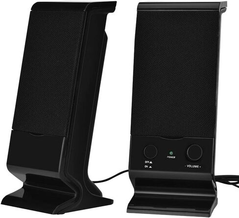 SOONHUA مكبر صوت صغير محمول USB 2.0 Bass مضخم صوت للهاتف المحمول والكمبيوتر المحمول in Kuwait