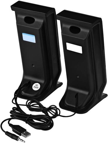 SOONHUA مكبر صوت صغير محمول USB 2.0 Bass مضخم صوت للهاتف المحمول والكمبيوتر المحمول in Kuwait