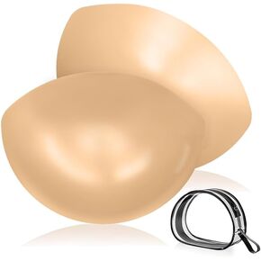Double-Sided Sticky Bra Inserts - Invisible Lift Adhesive Bra Pads - Deimi Push Up Pads - Reusable & Washable Breast Pads