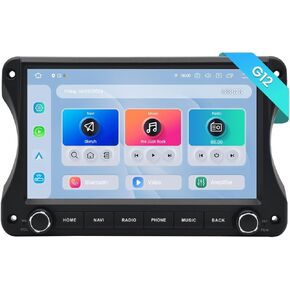 Dasaita G12 Car Stereo for Jeep Wrangler JL & Gladiator JT 2018-2022 Wireless Carplay & Android Auto, 10.2" Touch Screen, 8GB+256GB Android 12 Head Unit, Radio, GPS, Bluetooth 5.0, 5G WiFi, 4G LTE