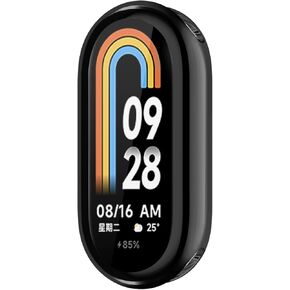 Screen Protector Case Compatible with Xiaomi Smart Band 8 Watch Screen Protector Cases Soft TPU All-Around Cover Scratch Resistant Protective Case for Mi Band 8 (6Colors)