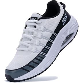 Womens Walking Shoes with Arch Support Air Running Shoes Non Slip Tennis Orthotic Sneakers for Plantar Fasciitis Grey