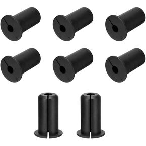 uxcell 8Pcs Wall Grommets for Cables 3/4 Inch Silicone Cable Wall Bushing Feed Through Cable Routing Kit Accessories Wall Cable Pass Through for Ethernet with 7mm Hole, White