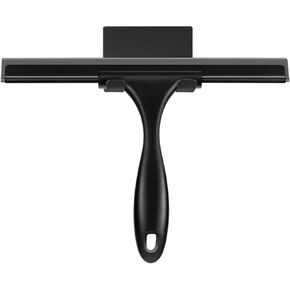 SetSail Shower Squeegee for Glass Doors Stainless Steel Squeegee for Shower Glass Door All-Purpose Window Squeegee for Tile Shower Walls, Sink, Mirror, Bathroom, Car Window Cleaning 10 Inches