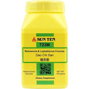 Sun Ten - REHMANNIA & LOPHATHERUM FORMUL Dao Chi San Concentrated Granules 100g 723M by Baicao