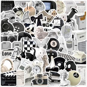 50Pcs Aesthetic Downtown Girls Stickers Pack Cool Trendy Y2K Stickers for Water Bottle Funny Waterproof Stickers for Teens Adults Vinyl Stickers for Laptop Skateboard Party Supplies(Downtown)