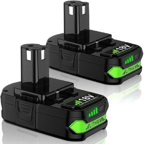 Bonacell 3800mAh 18V Replacement for Ryobi 18V Battery Lithium Compatible with Ryobi ONE+ 18V Battery P102 P103 P104 P105 P106 P108 P107 P109 for Cordless Power Tools