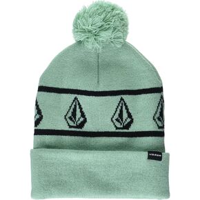 Volcom Boys' Powder Pom Roll Over Snowboard Beanie