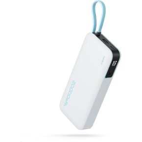 CUKTECH 20000mAh 45W Power Bank with Built-in USB C Cable, Portable Charger with LED Display, Fast Charging Battery Pack for iPhone 16/15 Pro Max, MacBook Air, Samsung Galaxy S24 Ultra/S23/S22/Note20