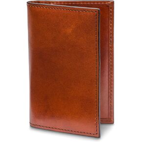 حافظة بطاقات الاتصال Bosca Old Leather Italia باللون الأسود