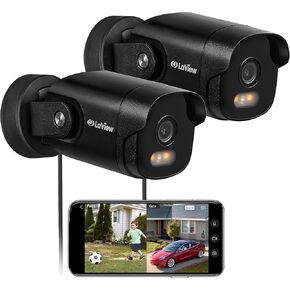 LaView B10 4MP Outdoor Camera, White，4G LTE Cellular in Kuwait