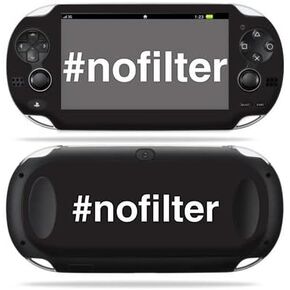 MightySkins Skin Compatible with Sony PS Vita – No Filter | Protective, Durable, and Unique Vinyl Decal wrap Cover | Easy to Apply, Remove, and Change Styles | Made in The USA