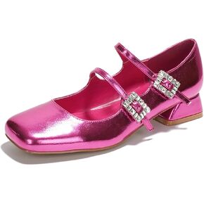 Cape Robbin Mary Jane Shoes Women Shoes - Double Strap Maryjane Shoes Womens - Women’s Mary Janes (Harri)
