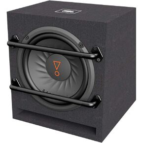 JBL 8" Amplified Ported Subwoofer Enclosure with Sub Level Control, Black