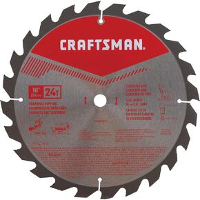 CRAFTSMAN 10 Inch 40T Carbide Circular Saw Blade/Table Saw Blade with 5/8 Inch Arbor (CMAS21040)