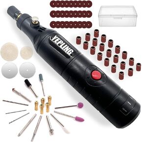 Cordless Rotary Tool, 3.7V Li-Ion 3 Speed Electric DIY Mini Polisher Kit, 72 Pieces Accessories USB Cordless Multi-Tool, Great for Nail Polishing and Light Work