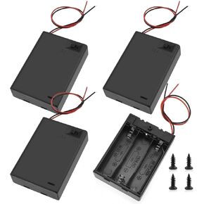 SDTC Tech 2 x 1.5V AA حامل بطارية مع أسلاك in Kuwait